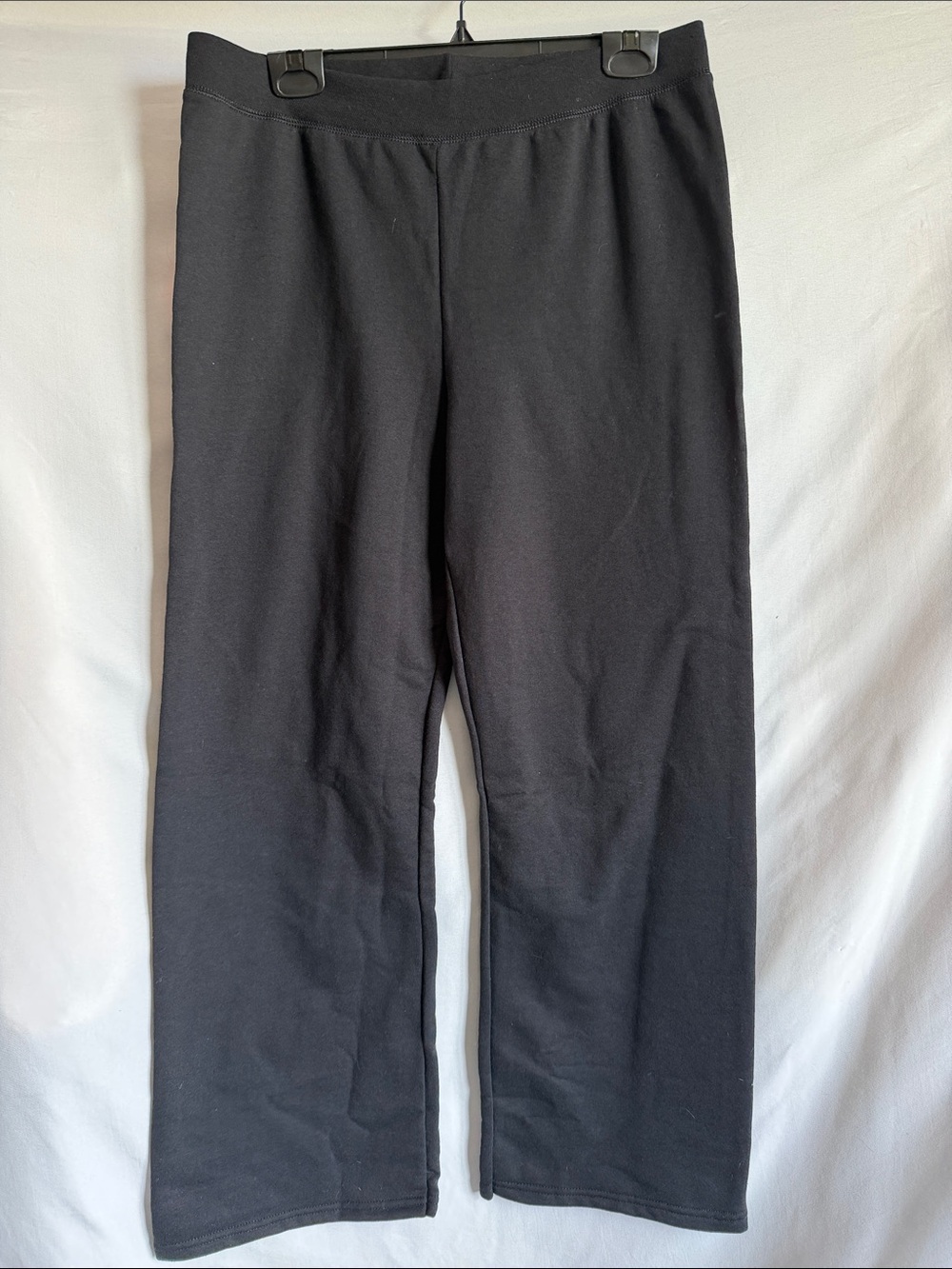 Hanes Black Wide Leg Pants